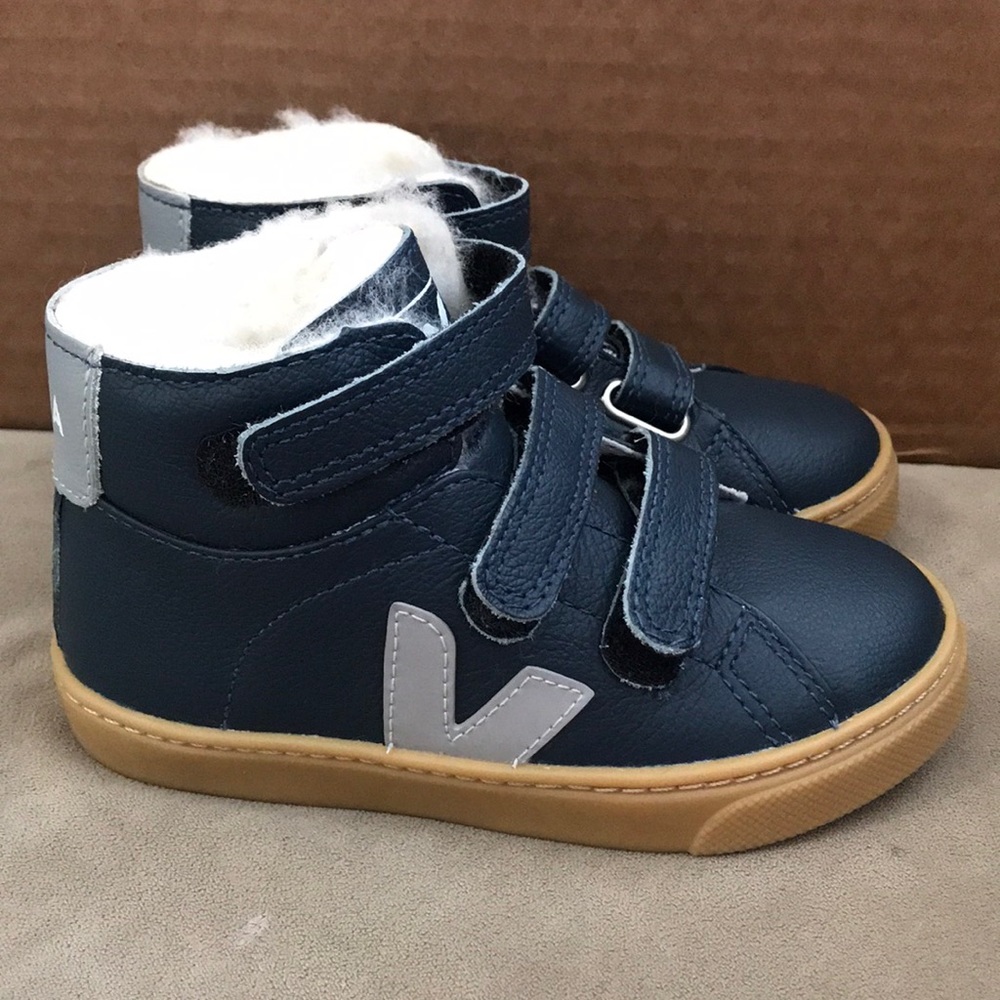 VEJA ESPLAR MID LEATHER NAUTICO OXFORD GREY SIZE 10 US